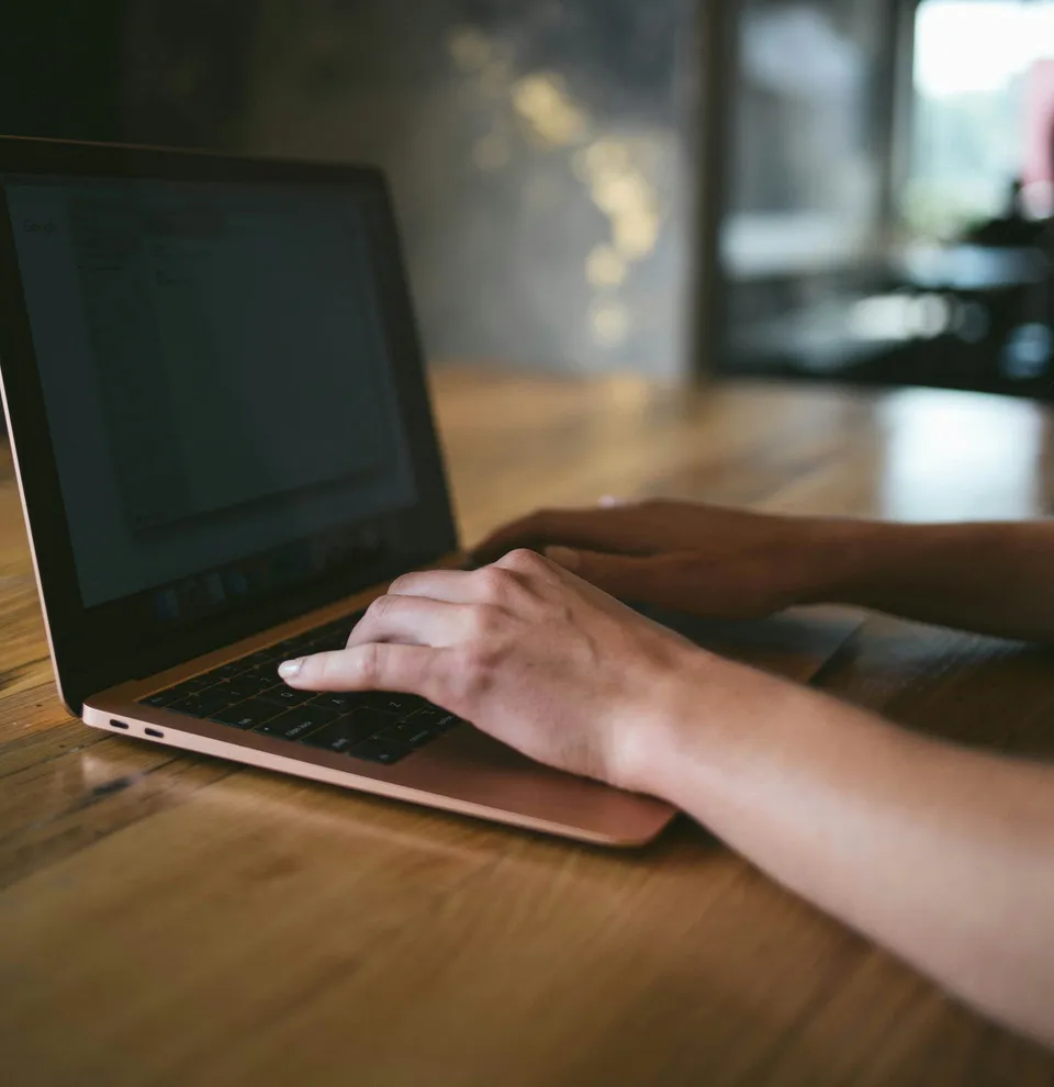 Person on laptop