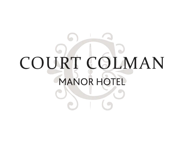 Court Colman Manor Hotel logo with ornate letter C design