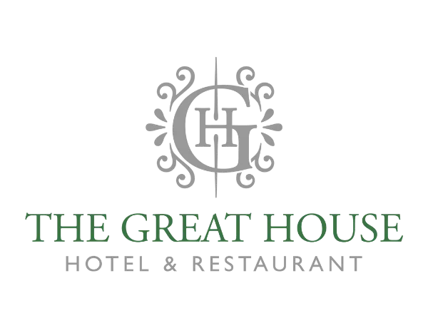 The Great House Hotel & Restaurant logo with decorative initials