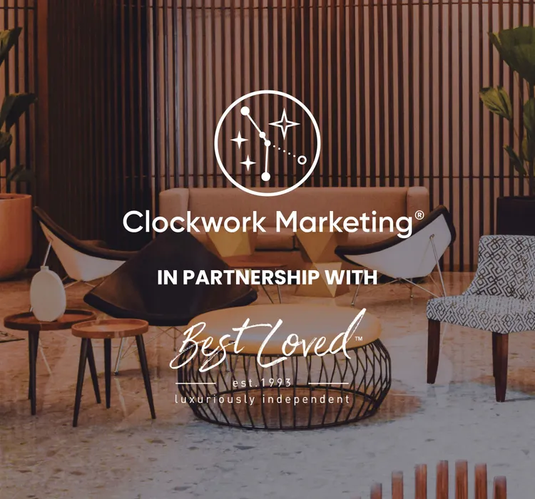 Clockwork Marketing in partnership with Best Loved, modern lounge area with stylish furniture and plants