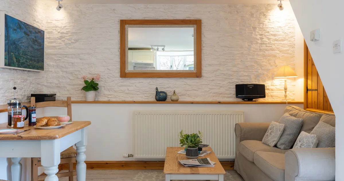 The dairy dining area and living area of the dairy