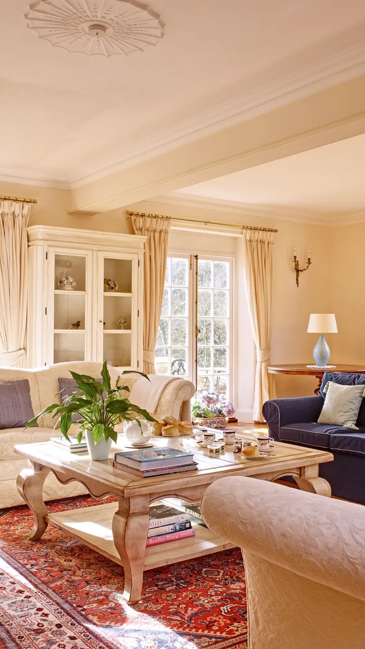 Room view of elegant drawing room