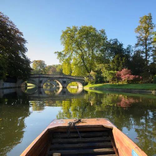 Punting boat front 1