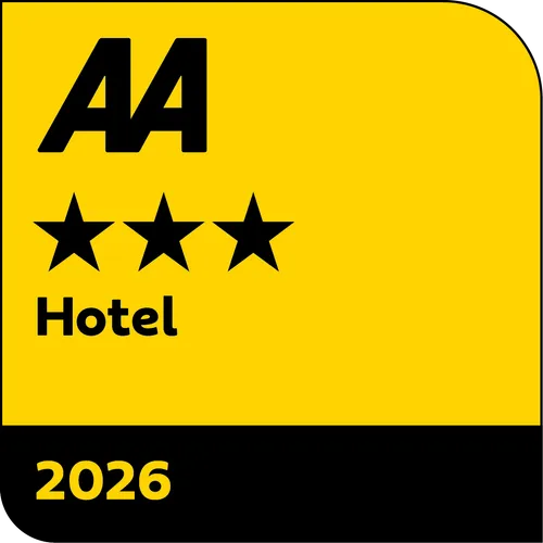 AA Hotel 3-star award badge for 2026