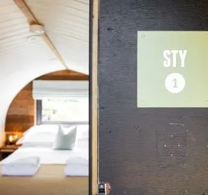 Open door with 