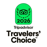 Tripadvisor Travellers’ Choice 2026 award badge with owl logo