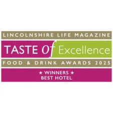Lincolnshire Life Magazine Award 2025 for Winning Best Hotel