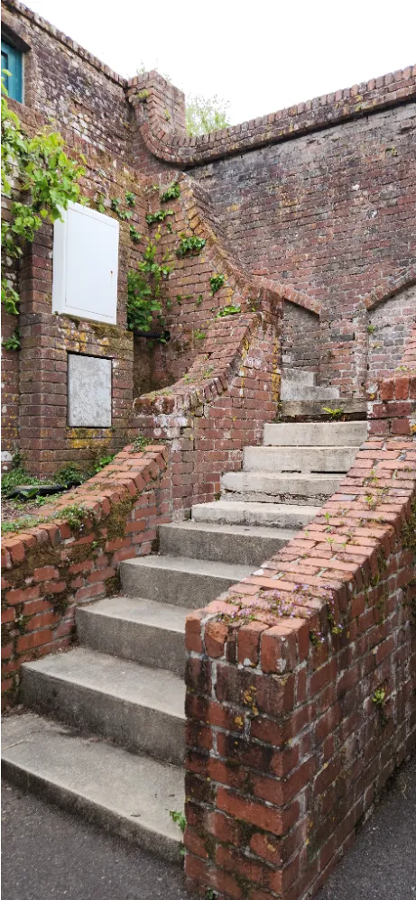 Mothecombe House steps