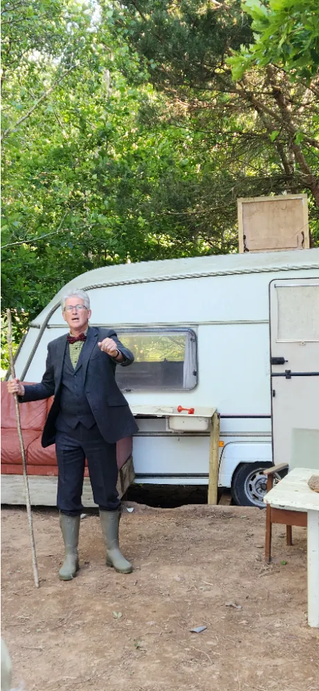 Professor is tripping